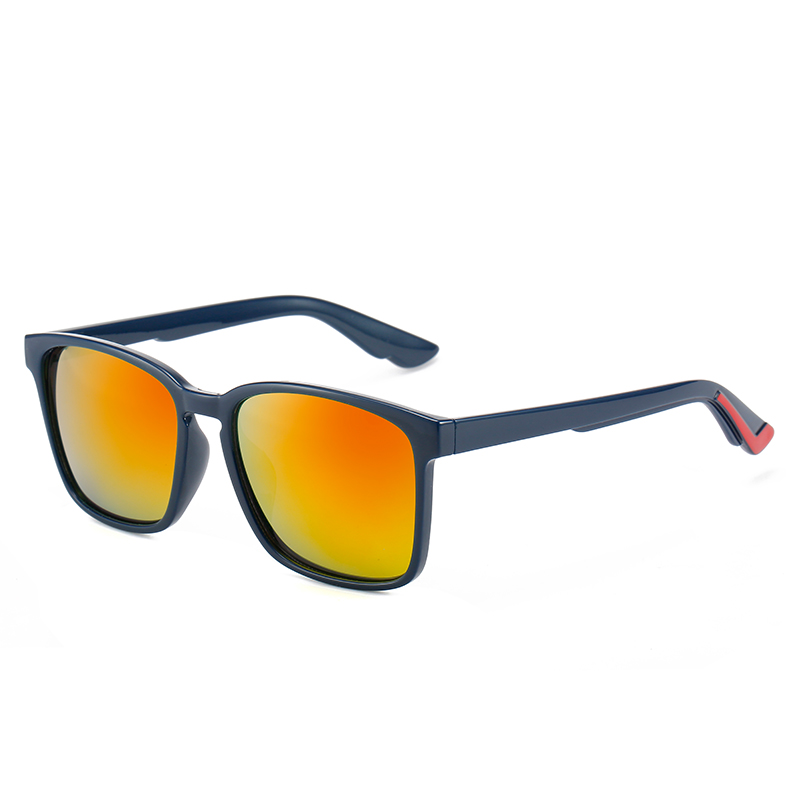 Gafas de sol espejadas de TR90 con bisagra flexible a la moda