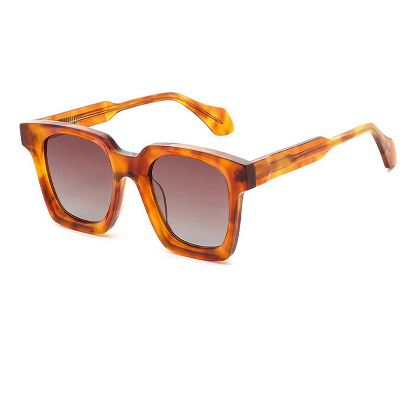 Gafas de sol ojo de gato carey naranja Acetato efecto redundante