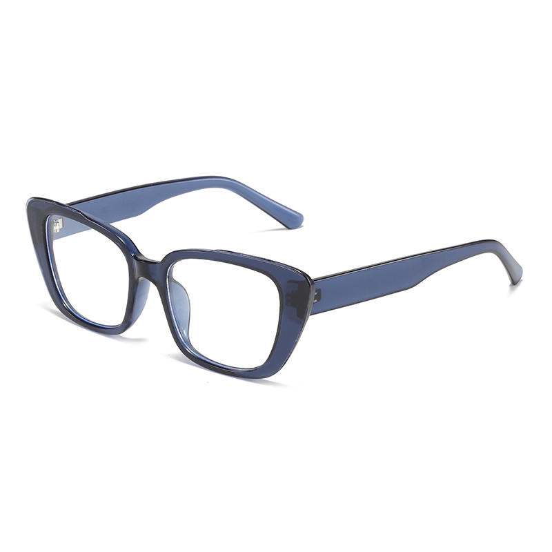 Gafas tr de diseño único azul transparente