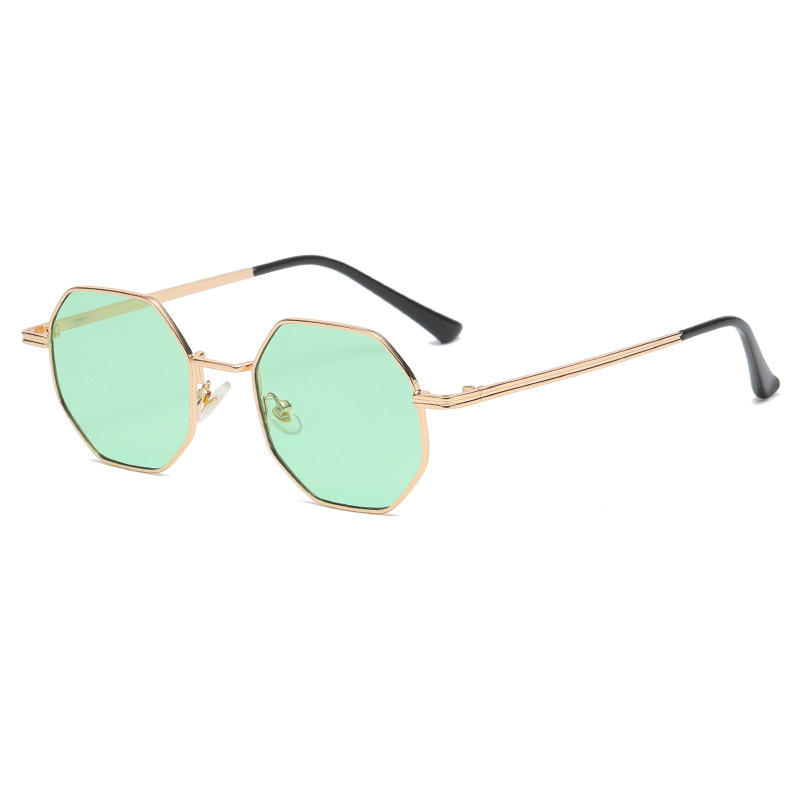 2023 gafas de sol de mujer de estilo popular con lentes azules