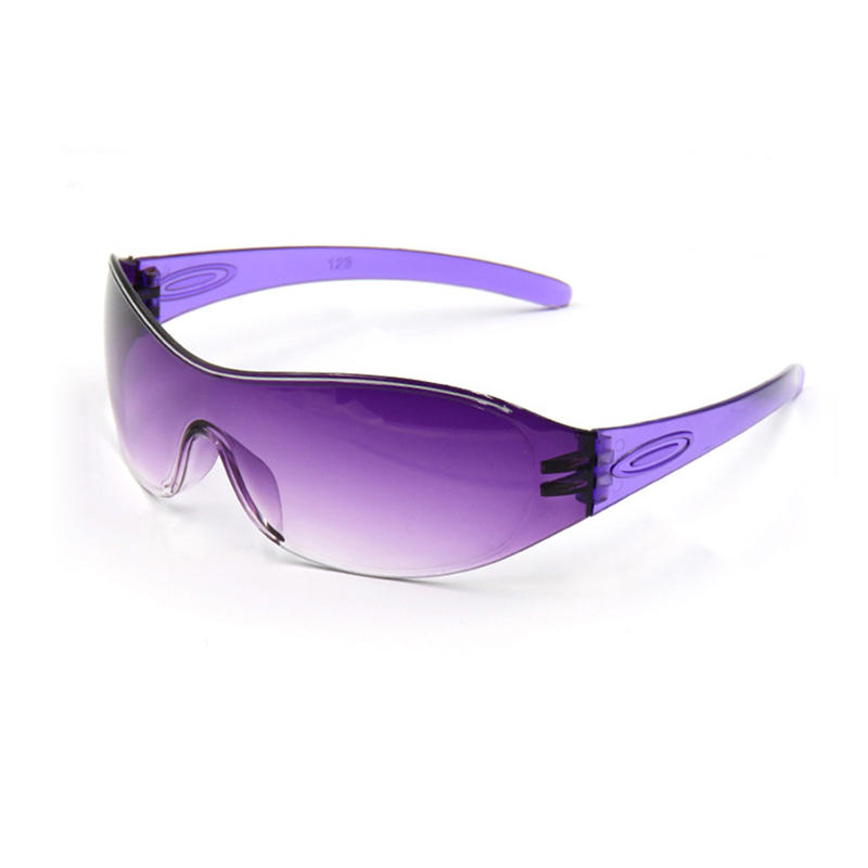 Gafas de seguridad de plástico con lentes violetas