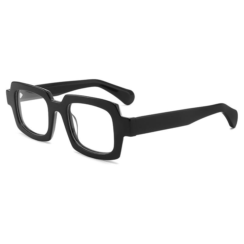 Marco de anteojos ópticos de acetato rectangular pequeño