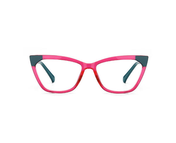 2022 Anti luz azul computadora moda gafas marcos mujeres tr90 CP marco óptico ojos de gato gafas para mujeres