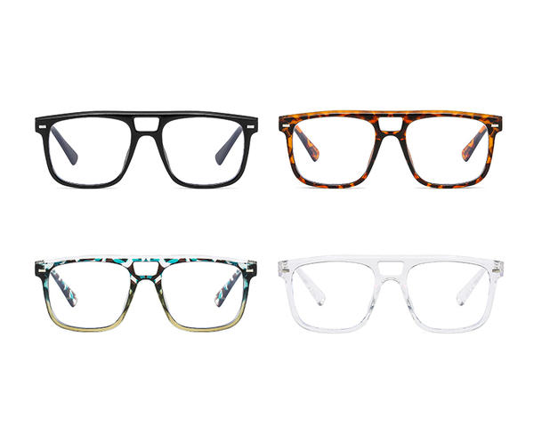 2022 Nuevo modelo de gafas ópticas cuadradas.