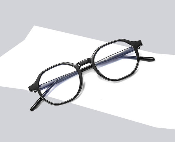 2022 Nueva transparencia modelo redondo gafas ópticas