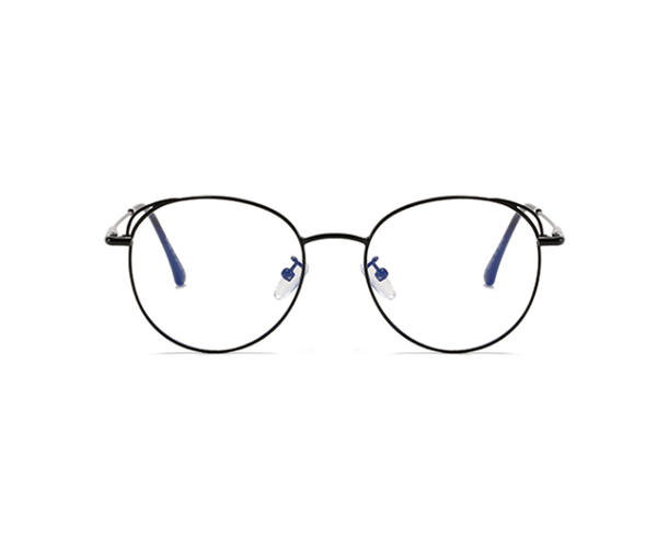 Marcos de anteojos de Metal de luz azul Anti de alta calidad gafas de bisagra de resorte óptico