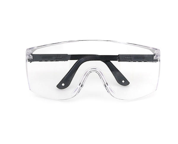 Venta caliente Gafas de seguridad protectoras Gafas de laboratorio Protección ocular Marco de anteojos de plástico transparente