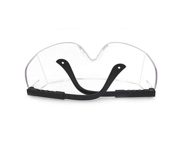 Venta caliente Gafas de seguridad protectoras Gafas de laboratorio Protección ocular Marco de anteojos de plástico transparente