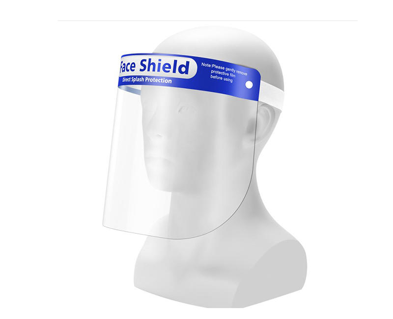BSCI Fábrica Fabricación Anti Niebla Transparente Visor de protección facial Visor de seguridad médica Protección de protección facial Escudo facial