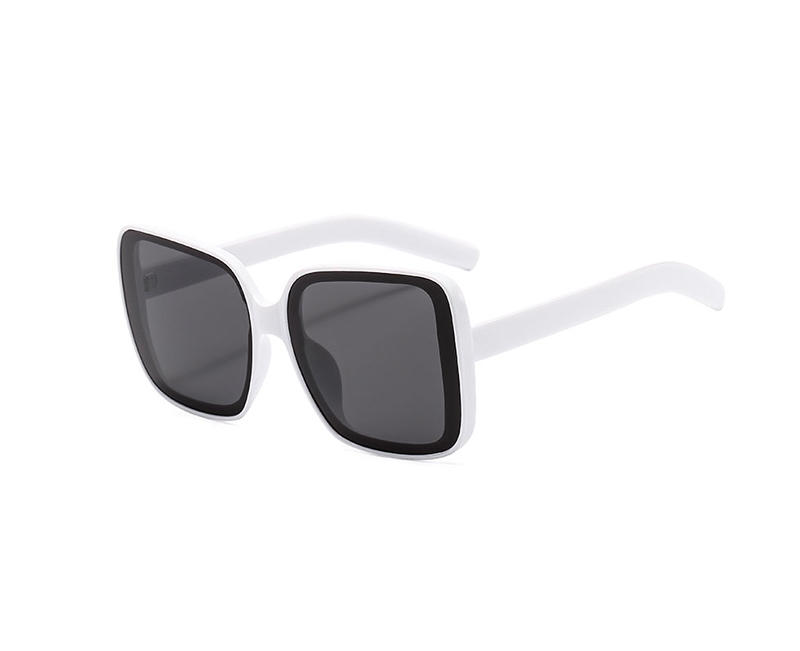 2022 Nuevo modelo de gafas de sol con montura cuadrada grande para mujer Gafas de sol