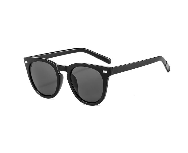 2022 Nueva moda gafas de sol marco redondo