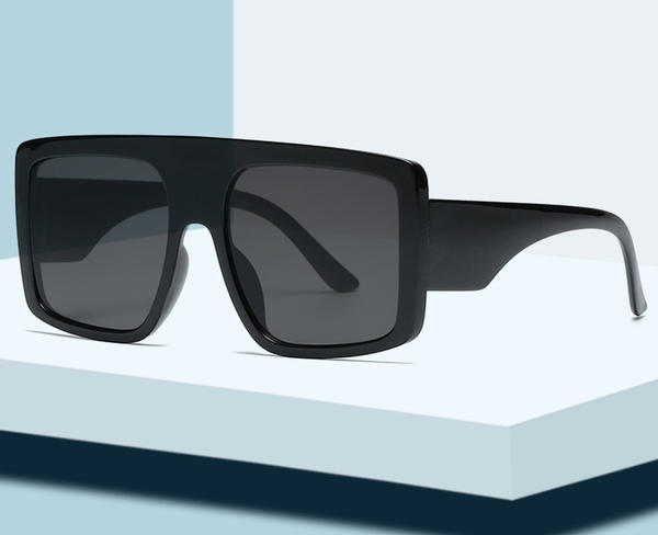 2022 Nuevo modelo popular gafas de sol grandes cuadradas para mujer