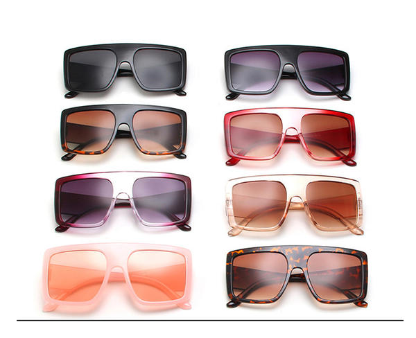 2022 Nuevo modelo popular gafas de sol grandes cuadradas para mujer