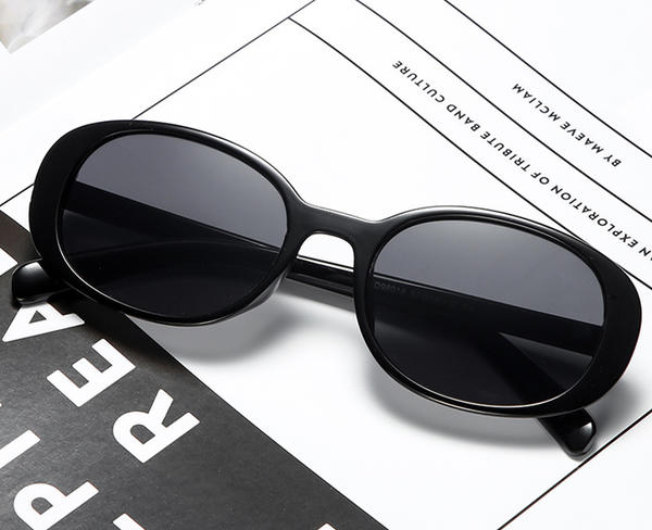 2022 Nuevo modelo popular gafas de sol ovaladas para mujer