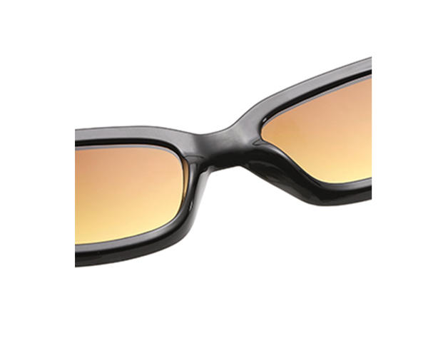Gafas de sol con lentes de color té con degradado rectangular de marco pequeño de venta popular en EE. UU. 2022