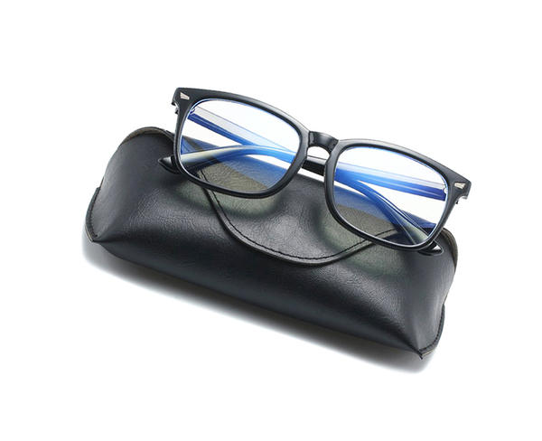 Estuche de gafas de sol ecológico negro duradero de PU hecho a mano al por mayor personalizado