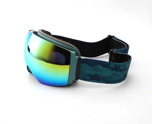 Insignia personalizada, logotipo personalizado, gafas de esquí sin marco, gafas de esquí prácticas de alta calidad, gafas de esquí con marco de TPU y lentes de PC