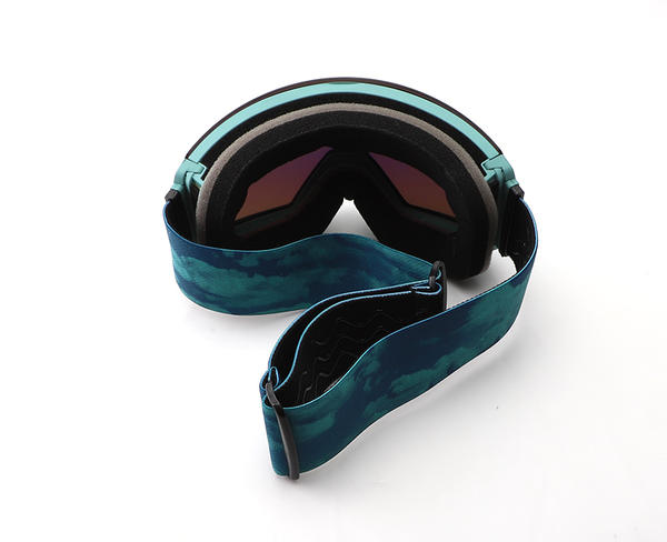 Insignia personalizada, logotipo personalizado, gafas de esquí sin marco, gafas de esquí prácticas de alta calidad, gafas de esquí con marco de TPU y lentes de PC