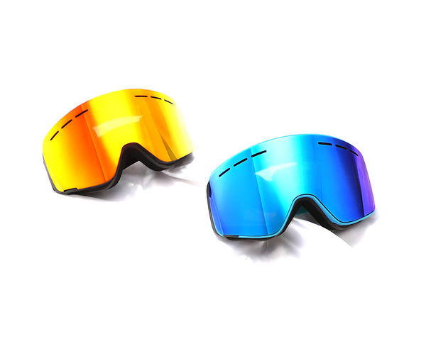 2022 deportes al aire libre gafas de esquí con lentes de banda elástica autoreemplazables