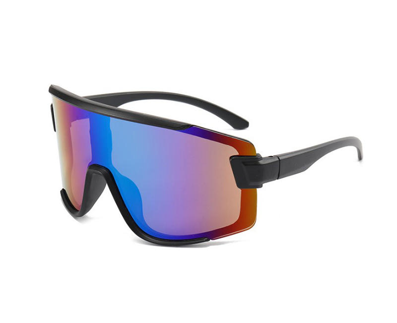 2022 nuevas gafas de sol para hombre, gafas de sol deportivas con montura grande y colorida, gafas de ciclismo al aire libre para mujer