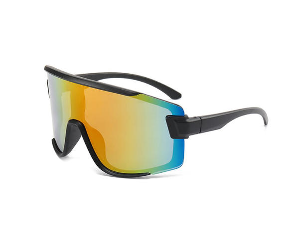 2022 nuevas gafas de sol para hombre, gafas de sol deportivas de marco grande coloridas a la moda, gafas de ciclismo para mujer al aire libre