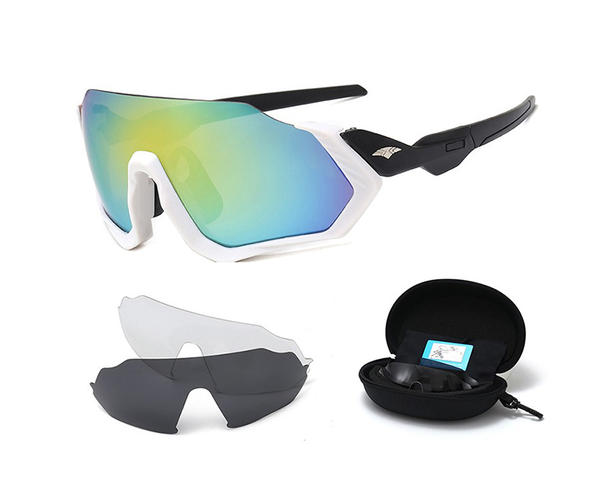 Traje de gafas de ciclismo polarizadas con lentes intercambiables gafas de sol deportivas