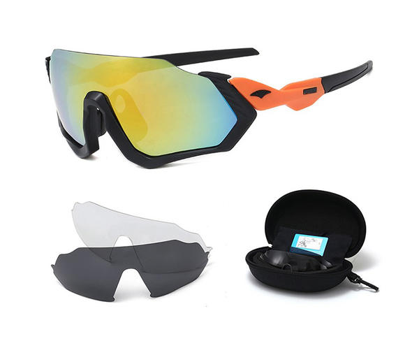 Traje de gafas de ciclismo polarizadas con lentes intercambiables gafas de sol deportivas